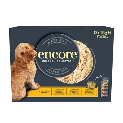 Encore Natural in Gelee 12 x 100 g - Huhn Selection (4 Sorten) Encore Natural in Gelee 12 x 100 g - Huhn Selection (4 Sorten)