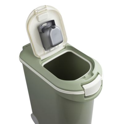 Curver Futterbehälter für Hunde, grün - 54 Liter, bis 20 kg Trockenfutter