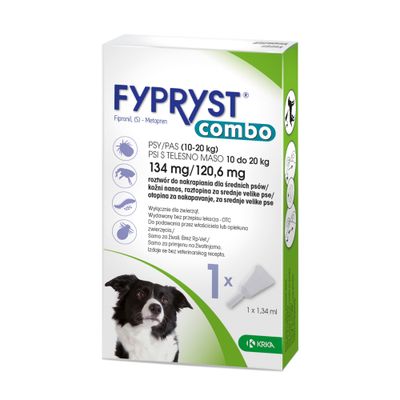 Fypryst Combo für Hunde - 10 - 20 kg Körpergewicht: 1 Pipette x 1,34 ml