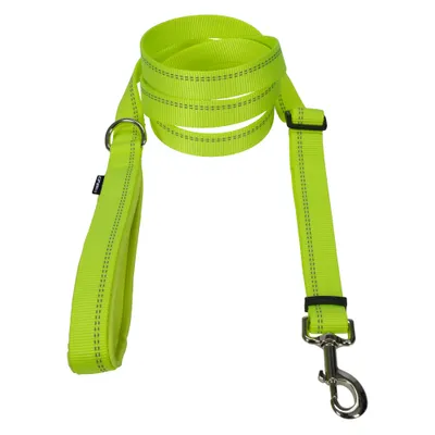 Icepeak Pet Highlight Lead - Neon Yellow - dog lead - Size S: 120 - 200cm long, 20mm wide