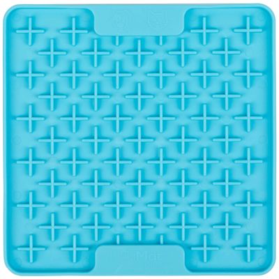 LickiMat Schleckmatte Mini Buddy, türkis - L 15 x B 15 x H 1 cm