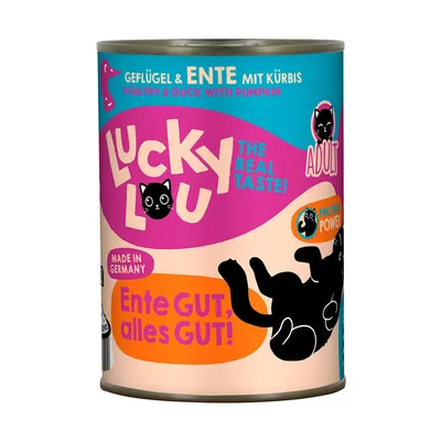 Lucky Lou Adult Saver Pack 24 x 400g - Poultry & duck