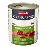 Sparpaket animonda GranCarno Original 24 x 800 g - Rind & Entenherzen
