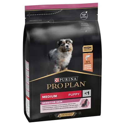 PURINA PRO PLAN Medium Puppy Sensitive Skin - 2 x 3 кг