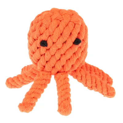 TIAKI Oktopus Hundelegetøj - ca. Ø 12 x H 7 cm
