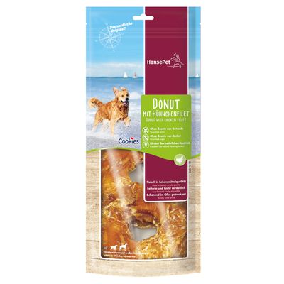 Hansepet Biscuits Donut poulet pack de 2 pour chien 220 g