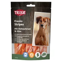 Trixie PREMIO Streifen mit Hühnchen und Käse - Sparpaket: 4 x 100 g