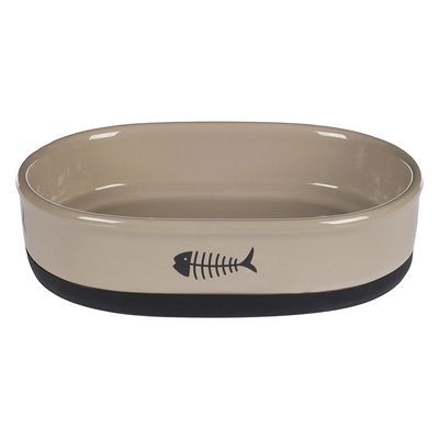 Flamingo Keramiknapf Katze Auri 550 ml, L 18,5 x B 13 x H 5 cm