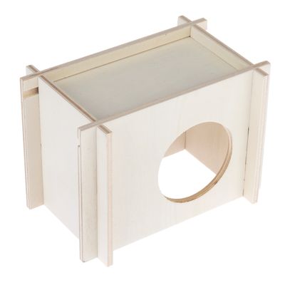 Maisonnette TIAKI pour petits animaux taille S : L 17 x l 11 x H 12 cm (hamsters, souris, etc.)