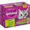 Multipack Whiskas Senior Frischebeutel 12 x 85 g 7+ Gemischte Auswahl in Sauce