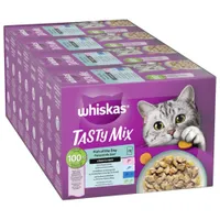  Ekonomipack: Multipack Whiskas Tasty Mix portionspåsar 144 x 85 g - Fish of the Day in Sauce