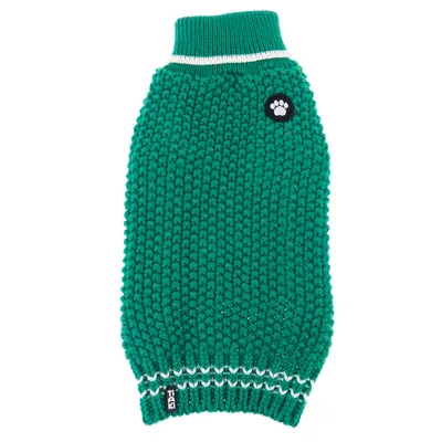 TIAKI Reflective Knit Dog Jumper - approx. 40cm Back Length TIAKI Reflective Knit Dog Jumper - approx. 40cm Back Length
