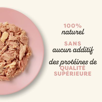 Applaws Natural Cat Food, poisson de l'océan en bouillon, boîte de 70g, 100% ingrédients naturels, Certified B Corporation, lot de 24.
