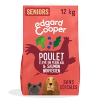 Edgard & Cooper Senior Kip en Zalm Graanvrij voor Honden - 12 kg