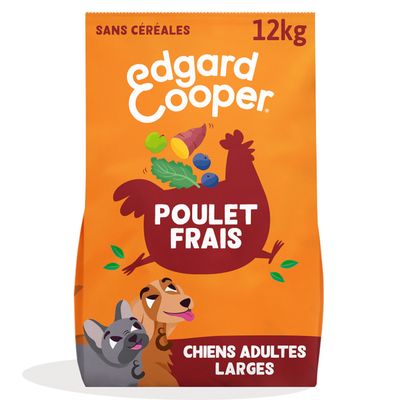 Edgard & Cooper Adult Kip Graanvrij voor honden 12 kg