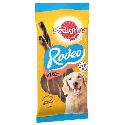 PEDIGREE® RODEO™ Adult Dog Treats Beef Saver Pack: 3 x 7 Sticks