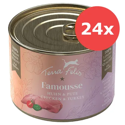 Sparpaket Terra Felis Famousse 24 x 200 g