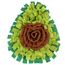 TIAKI Aguacate Alfombra olfativa para perros 47 x 35 x 2 cm (L x AN x Al)