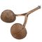 TIAKI Sitzstange mit Kokosnuss-Näpfen L 30 x B 22 x H 5 cm