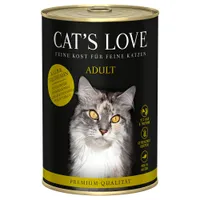 Cat's Love 6 x 400 g Umido per gatto - Vitello e Tacchino
