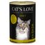 Cat's Love 6 x 400 g comida húmeda para gatos Ternera y Pavo