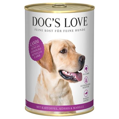 Dog´s Love Adult 6 x 400 g Lamm