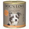 Dog's Love Senior/Light Pavo comida húmeda para perros 6 x 800 g