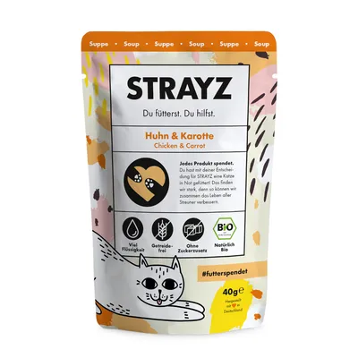 Zuppa Snack STRAYZ BIO per gatto