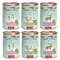 Terra Canis sans céréales 6 x 400 g pour chien - lot mixte (3 saveurs)