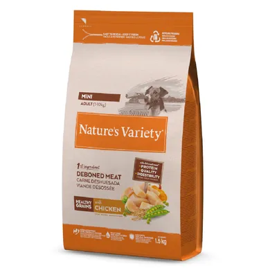 Nature's Variety Healthy Grains Adult Mini poulet pour chien - 1,5 kg