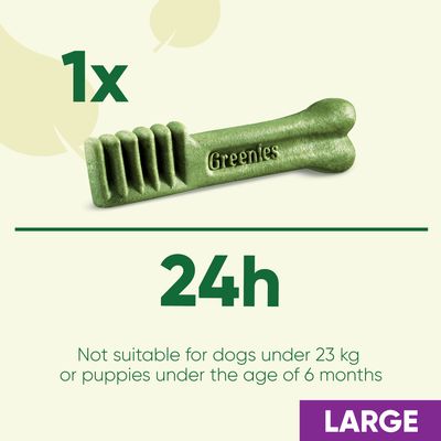Greenies Canine Dental Chews Saver Pack 3 x 170g - Large (510g / 12 treats)