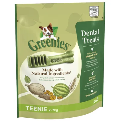 Greenies Daily Oral Care Dental Treats for Teenie-Sized Adult Dogs - Multibuy: 2 x 340g Greenies Daily Oral Care Dental Treats for Teenie-Sized Adult Dogs - Multibuy: 2 x 340g