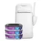 LitterLocker® Genie Katzenstreu-Entsorgungseimer, weiss Sparset: LitterLocker®, weiss + 3 Nachfüllkassetten