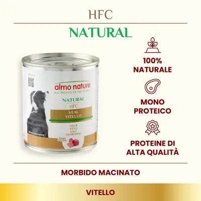 Fai scorta! Almo Nature HFC 12 x 280/290 g - Vitello e Prosciutto (290 g)