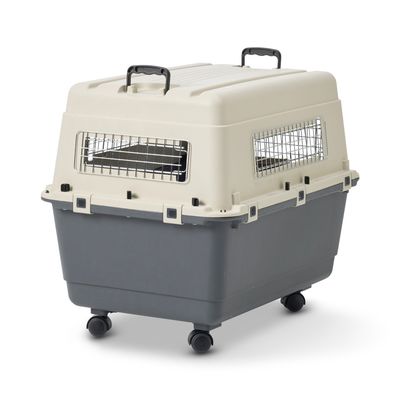 Cage de transport sur roulettes Feria - taille 4 (S) : l 51 x P 67 x H 47 cm