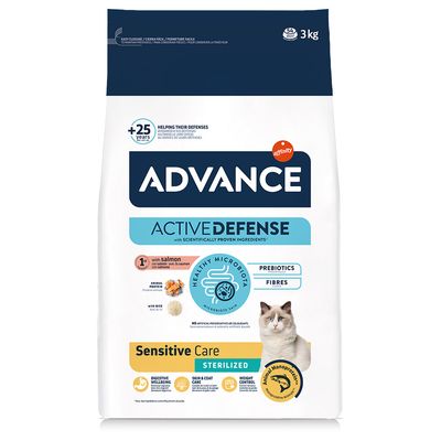 Advance Cat Sterilized Sensitive Crocchette per gatto 2 x 3 kg