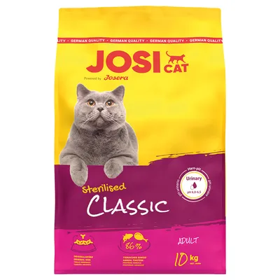 JosiCat Sterilised Classic, łosoś - 10 kg