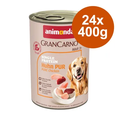 Sparepakke animonda GranCarno Adult Single Protein 24 x 400 g