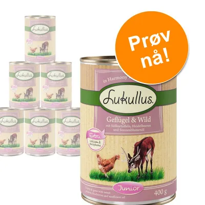 Lukullus Junior blandet prøvepakke Lukullus Junior blandet prøvepakke