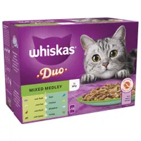 Whiskas 1+ Duo Mixed Medley in Jelly - 48 x 85g