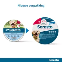 Seresto vlooien- en tekenband voor Grote honden (> 8 kg) > 8 kg (Halsband 70 cm) - Seresto vlooienhalsband voor honden - NL