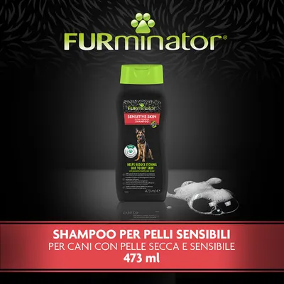 FURminator Sensitive Skin Ultra Premium Shampoo per cane - Set %: 2 x 473 ml