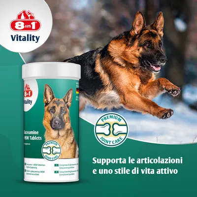 8in1 Vitality Compresse di Glucosamina + MSM 8in1 Vitality Compresse di Glucosamina + MSM