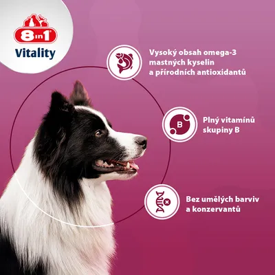 8in1 Vitality pivovarské kvasnice tablety - 260 tablet