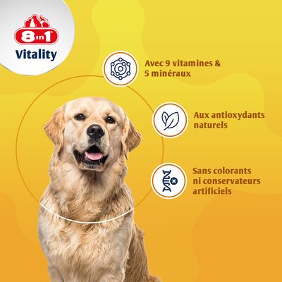 8in1 Vitality Comprimés multivitaminés Adulte