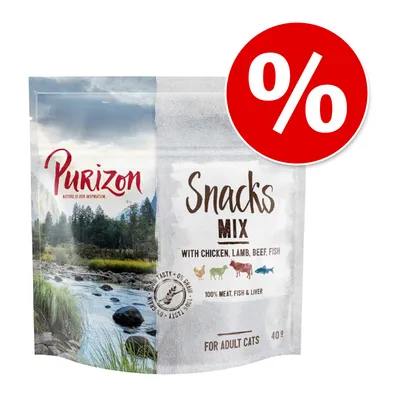 2 x 40 g Purizon Snack prøveblanding 2 x 40 g Purizon Snack prøveblanding