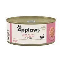 Applaws em caldo para gatos 12 x 156 g - Pack económico - Filete de atum e camarão