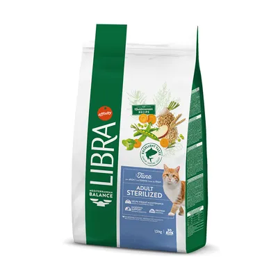 Libra Cat Sterilized con Tonno Crocchette per gatto - 2 x 12 kg
