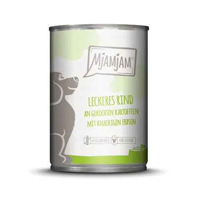 MjAMjAM Adult Dog 6 x 400g - Beef with Potatoes MjAMjAM Adult Dog 6 x 400g - Beef with Potatoes