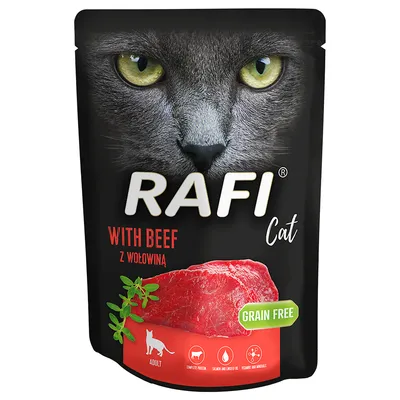 Икономична опаковка Rafi Cat 20 x 300 г - говеждо